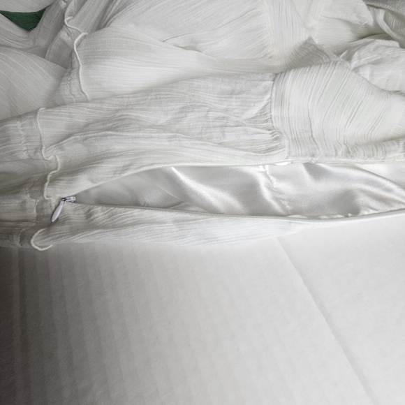 Robbie Bee Women Striking White Sundress Size 14 - Picture 10 of 15